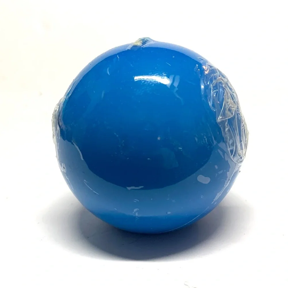 Avon Naturals Blueberry Ball Candle Blue Round Scented Candle NIB
